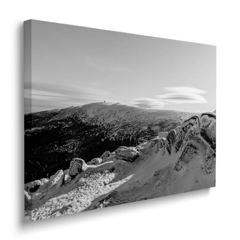 Obraz Widok Na Śnieżne Kotły Zimą