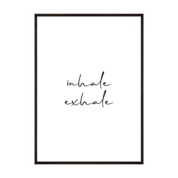 Plakat Inhale Exhale