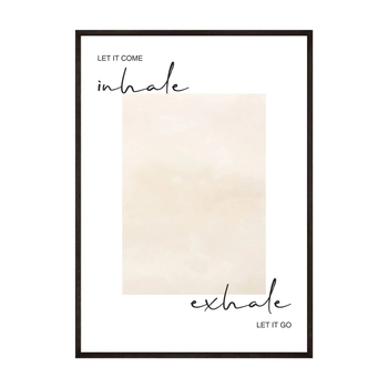 Plakat Joga Inhale Exhale