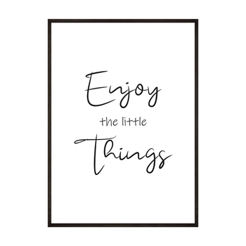 Plakat Enjoy the little Things