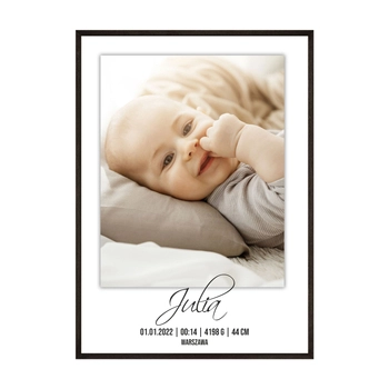 Metryczka Urodzinowa Ze Zdjęciem II