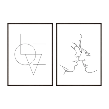 Zestaw plakatów love harmony