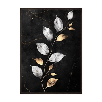 Plakat Złoto i Srebro Natury