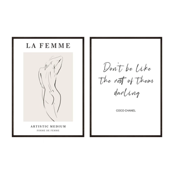Zestaw Plakatów La Femme